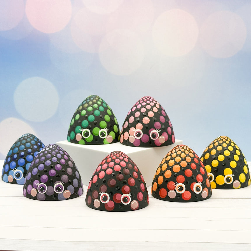 Glittery Confetti Party Monsters