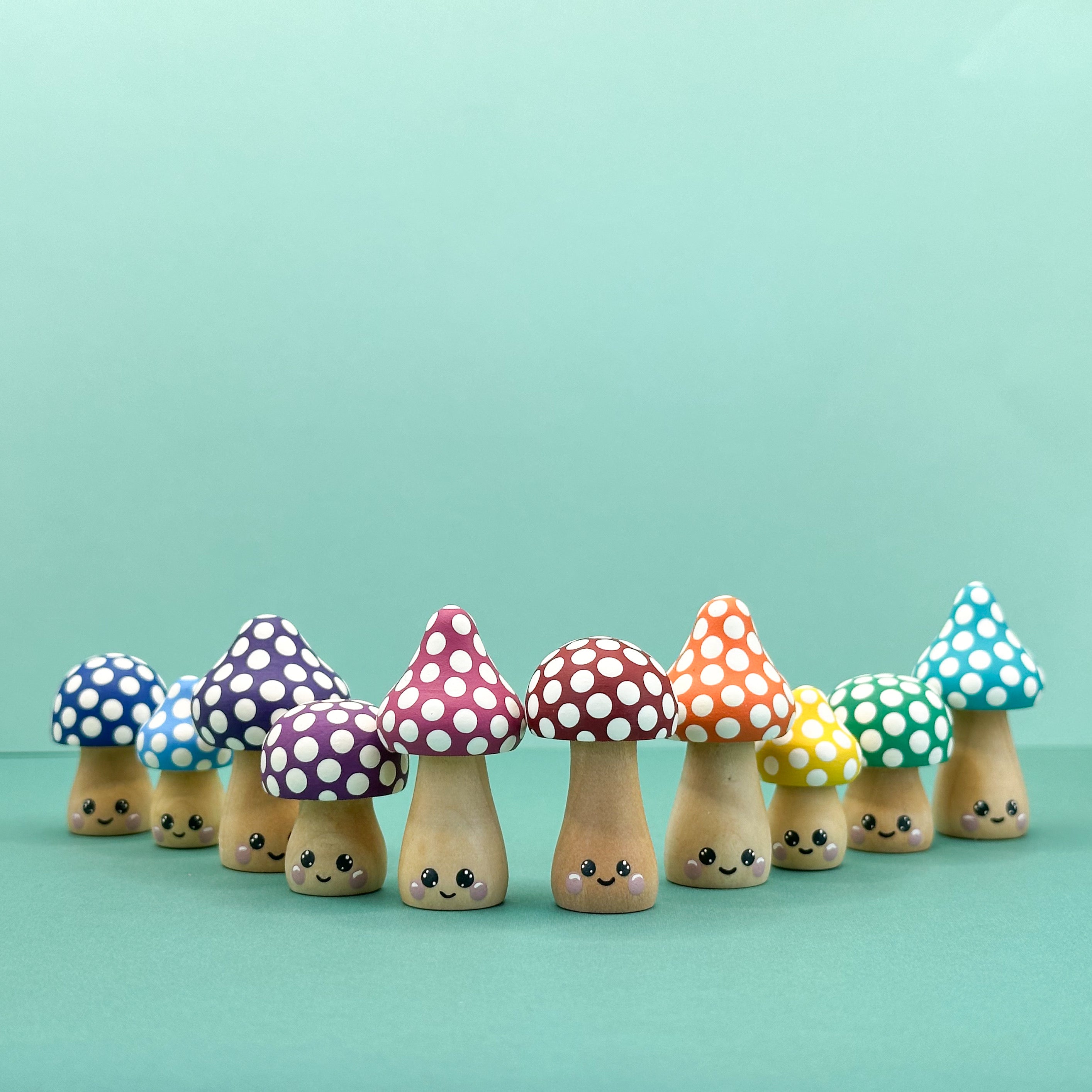 Mini Rainbow Madarch Pals