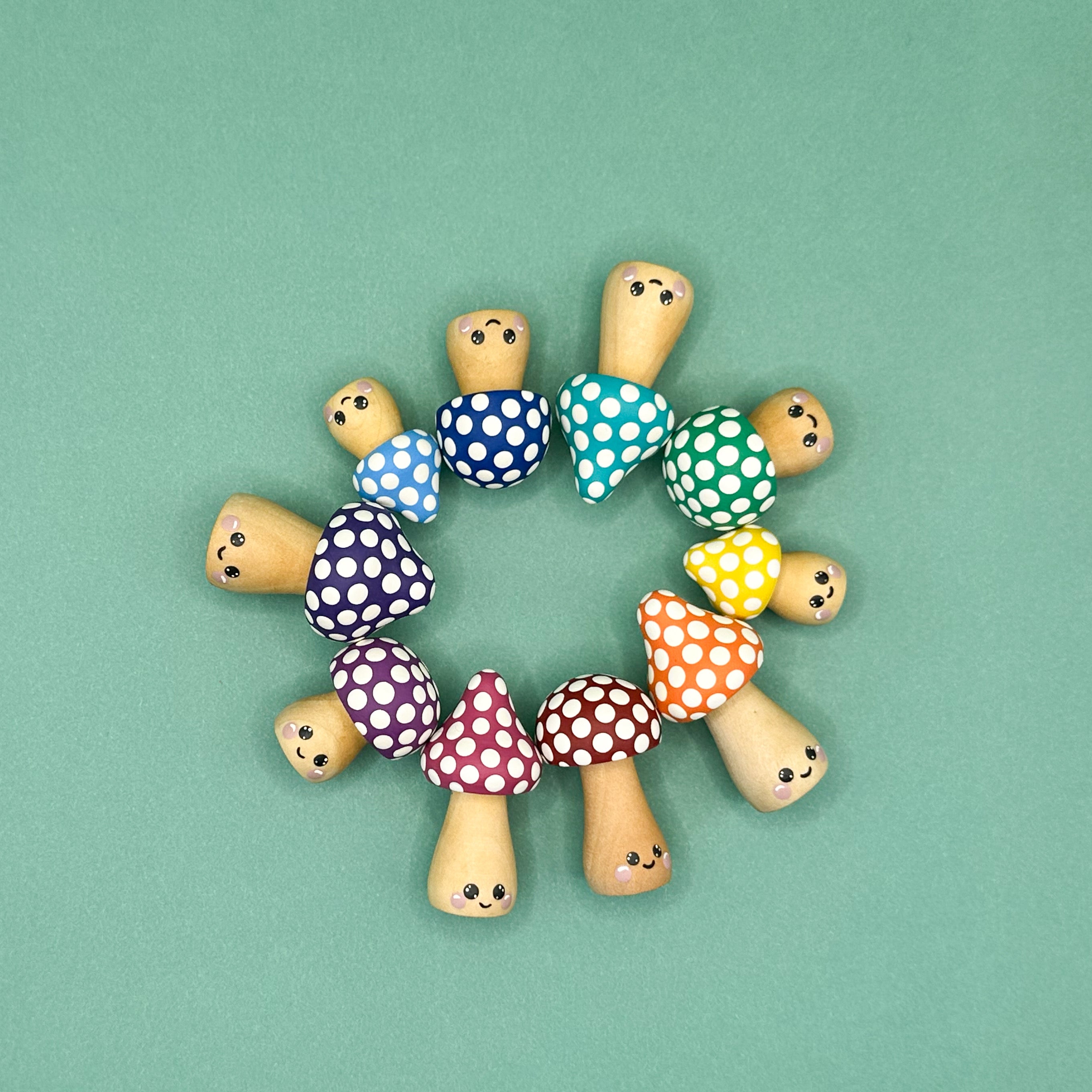 Mini Rainbow Madarch Pals