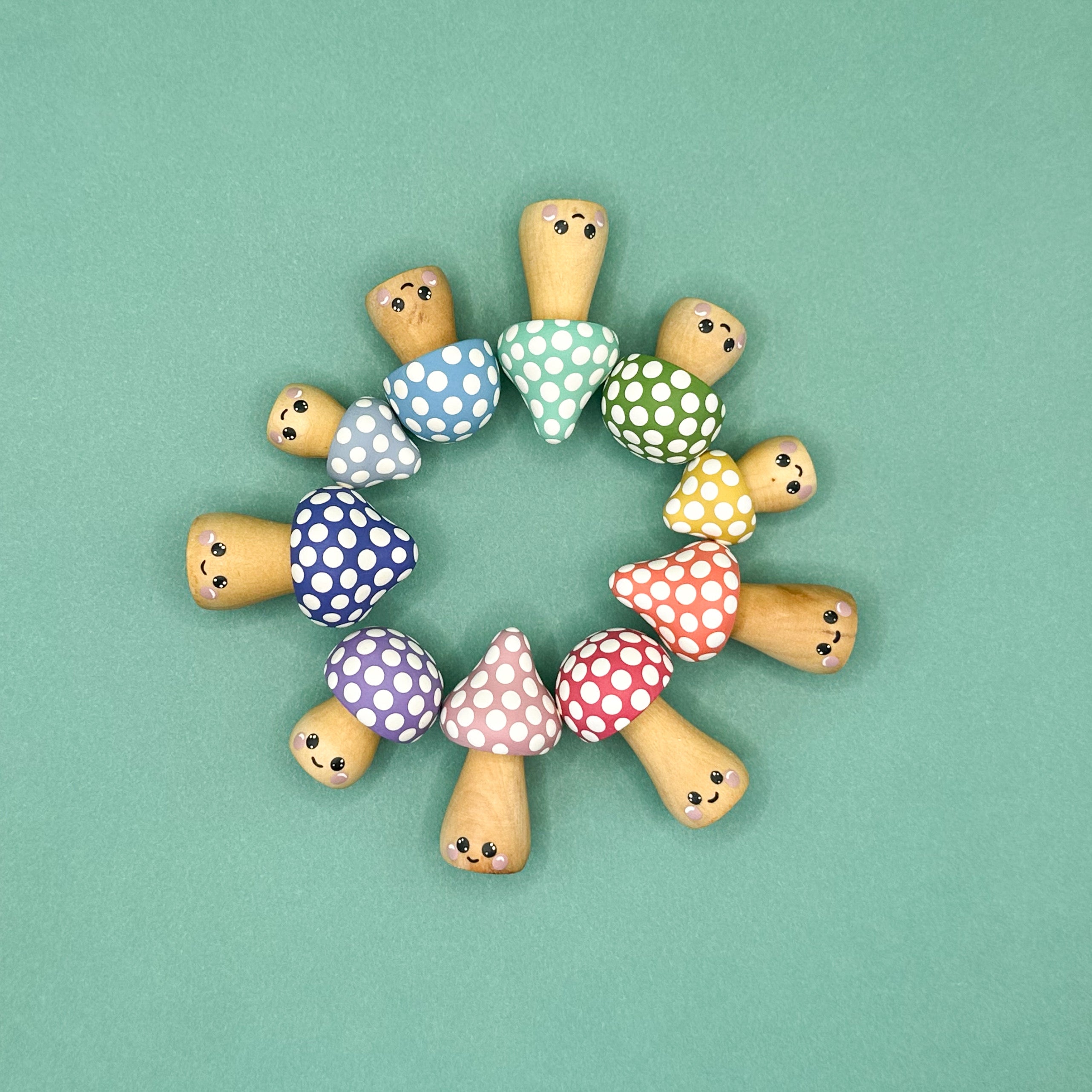 Mini Rainbow Madarch Pals