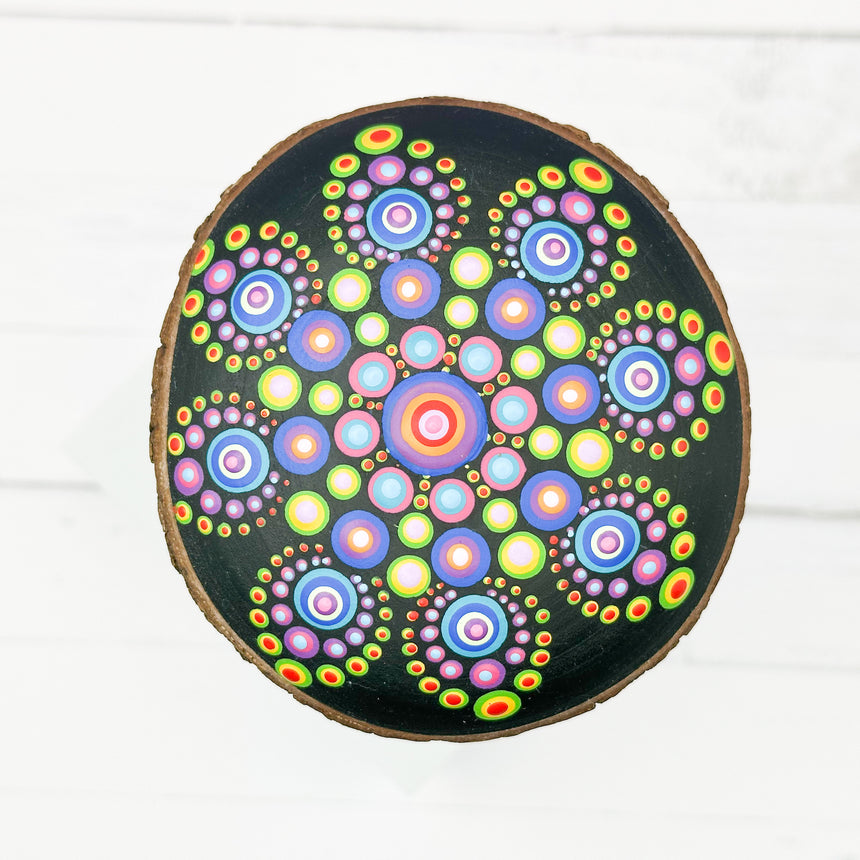 Live-Edge Mandala Madarch (green)