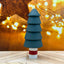 Decorative Christmas tree with a blurred festive background