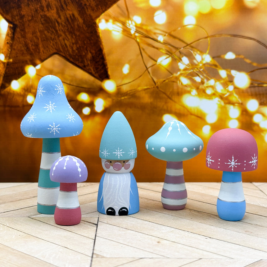 Festive Gnome and Fungi Set
